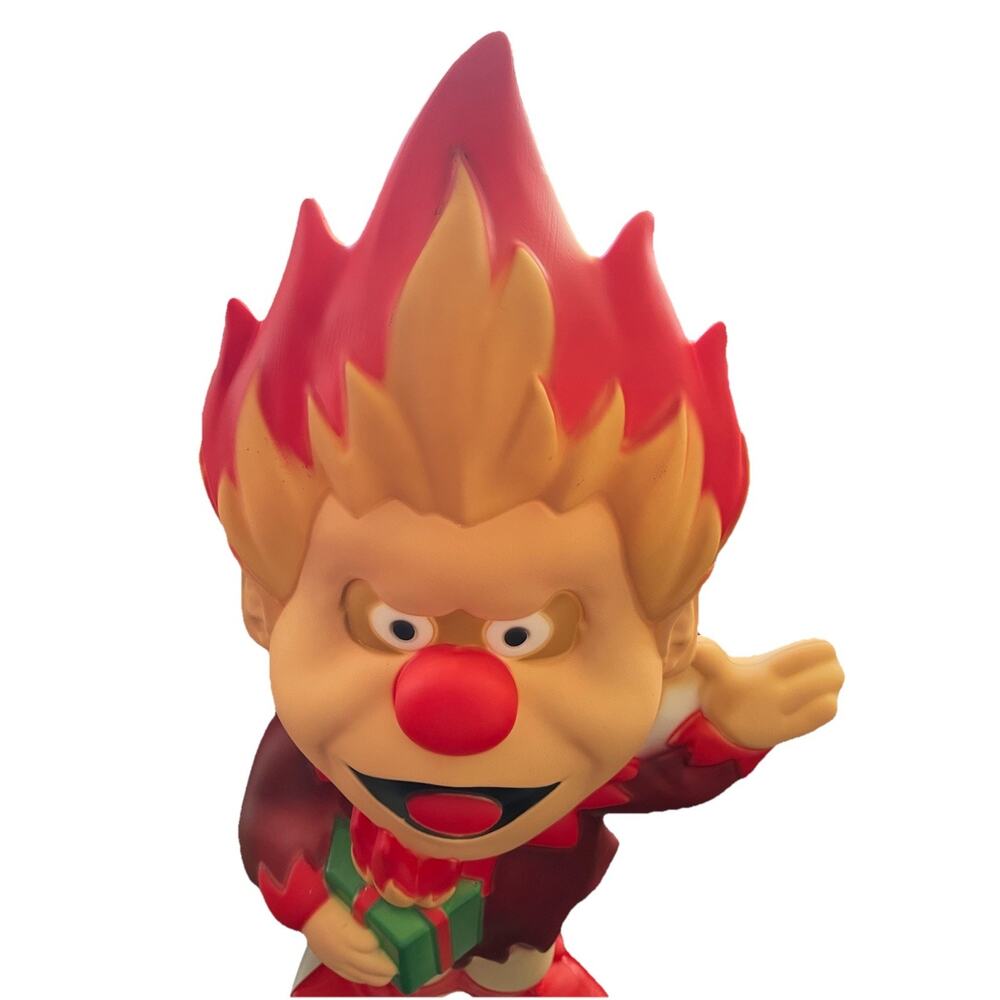 Warner Bros 32" LED Christmas Heat Miser Blow Mold Lamp Outdoor Decor New - Picture 3 of 8
